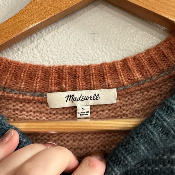 Madewell Space-Dyed Button-Shoulder Pullover Sweater - Picture 9 of 9